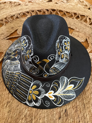 Hand-Painted Hat