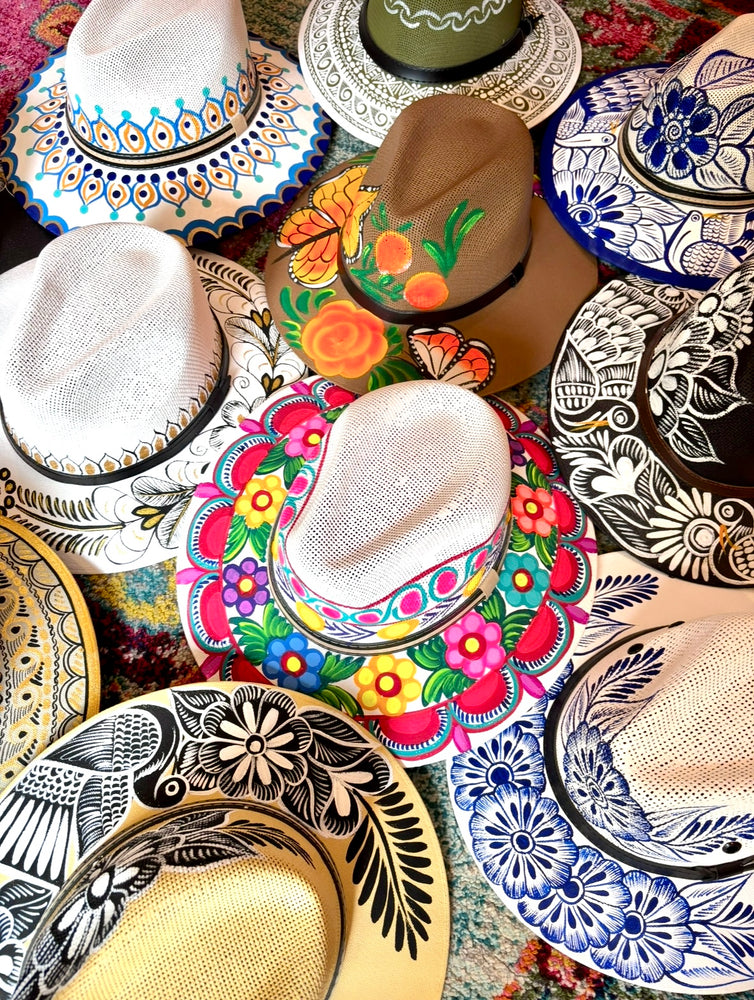 Hand-Painted Hat