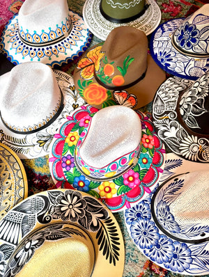 Hand-Painted Hat