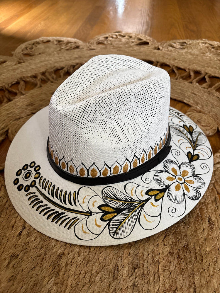 Hand-Painted Hat