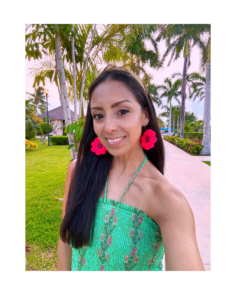 The “Pom Pom” Earrings (full moon)