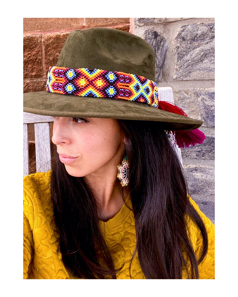 Mexican Hat Band Woven Belt Toquilla Band Strap